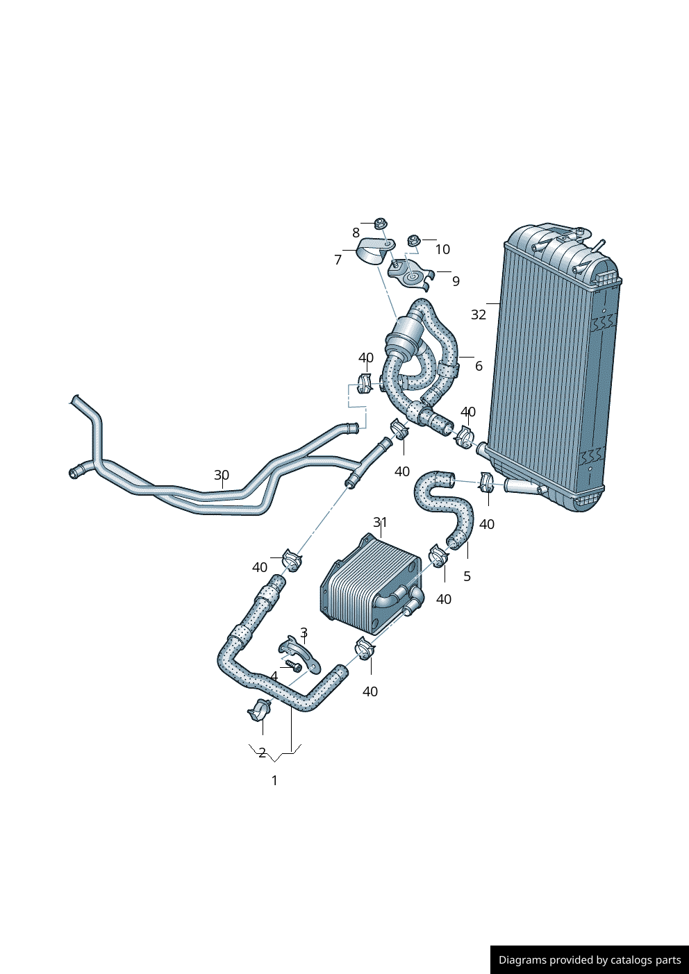 Audi Coolant Hose S Lllparts