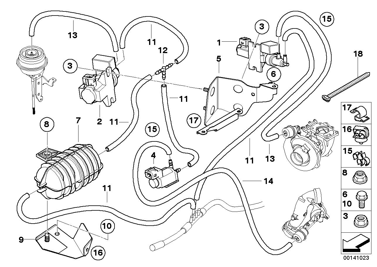 BMW Pressure Converter Genuine BMW 11657793032 LLLParts