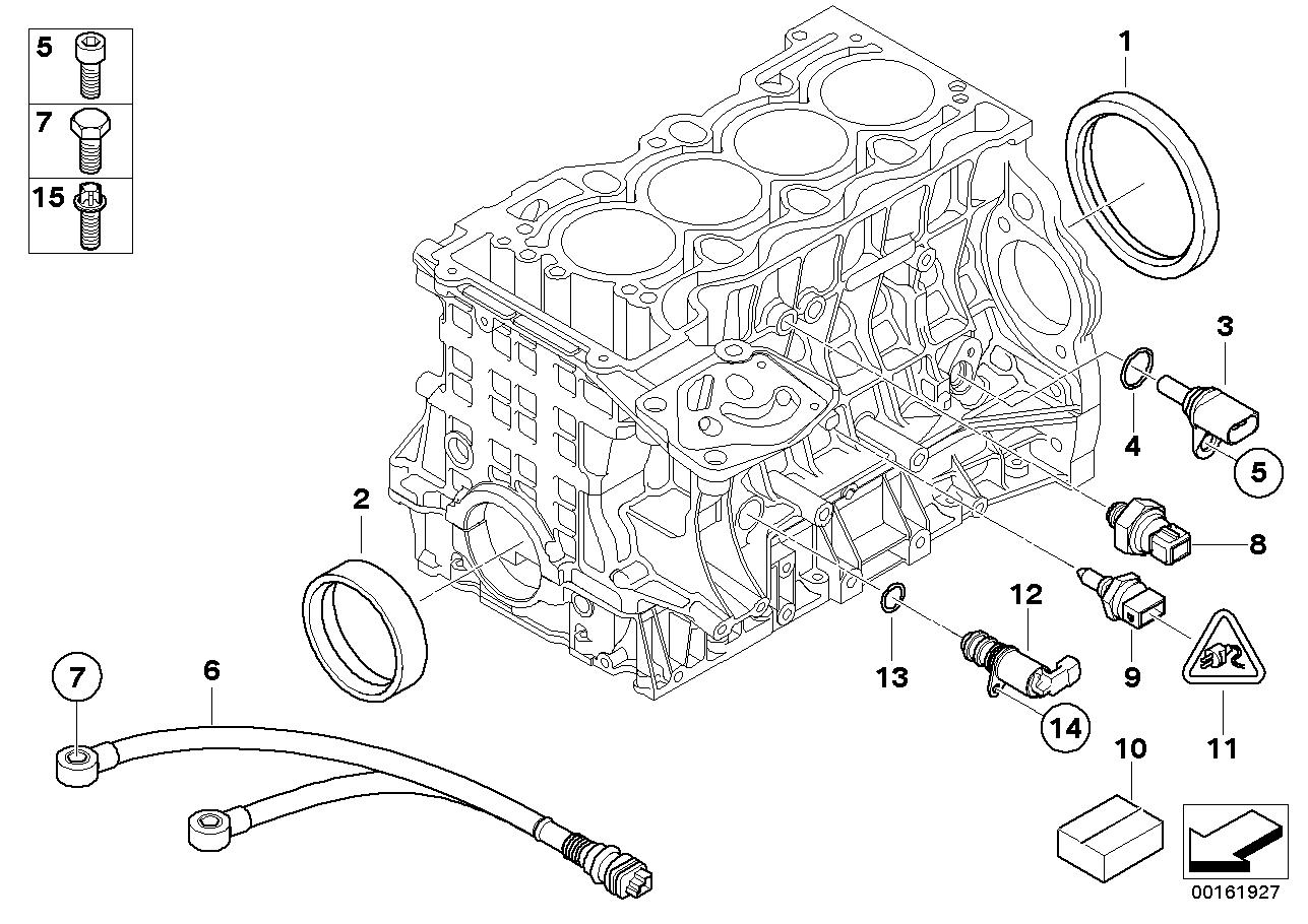 Bmw Crankshaft Speed Sensor Genuine Bmw Lllparts