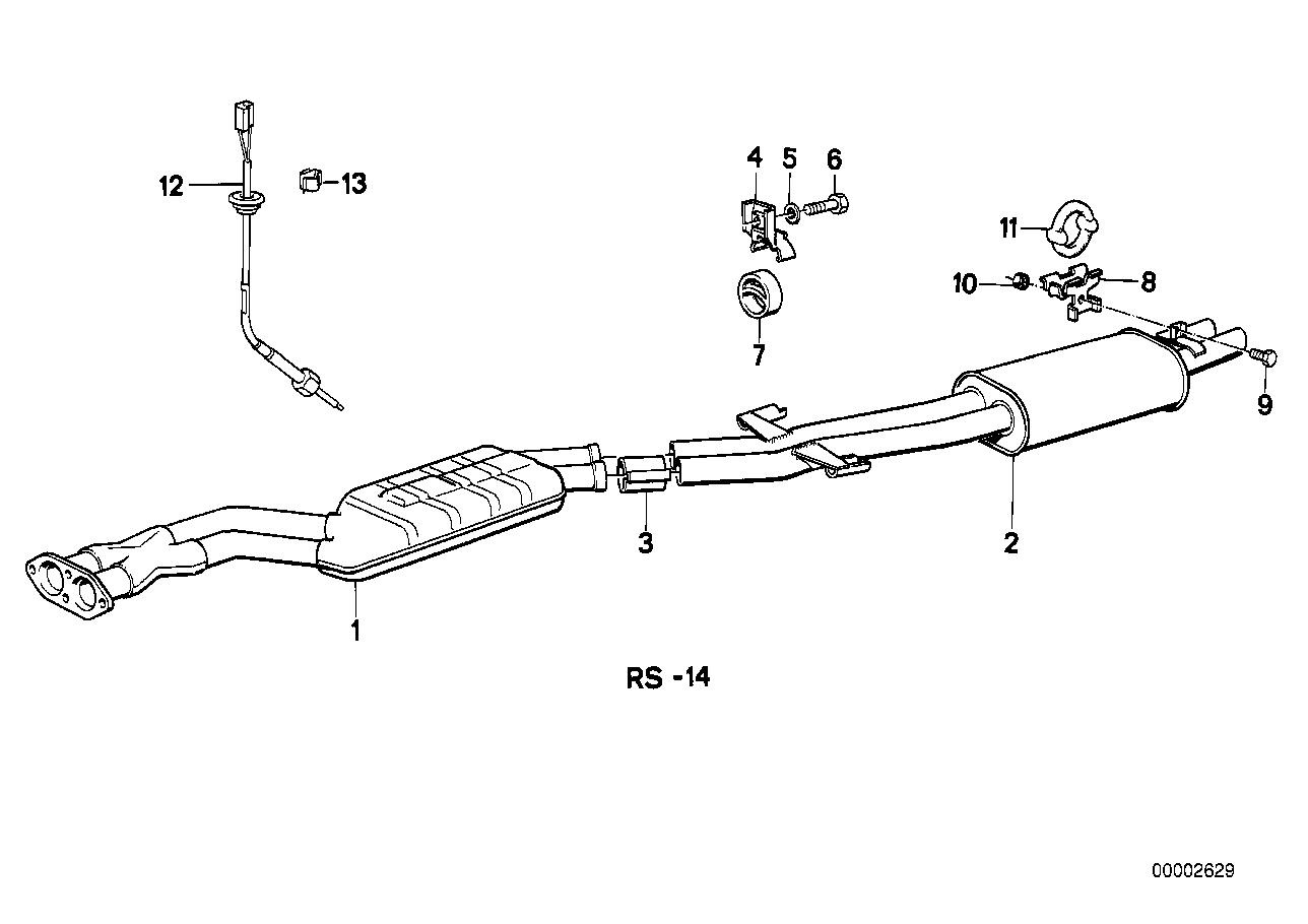 Bmw Exchange Exhaust Pipe Catalyst Lllparts