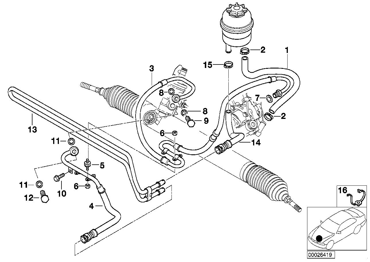 Bmw Pressure Hose Assy Lllparts