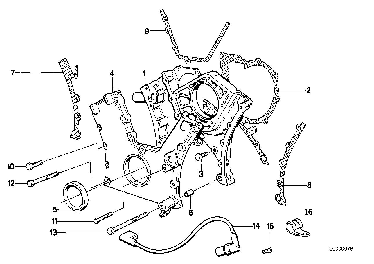 BMW Crankshaft Engine Speed Sensor 12141720307 LLLParts