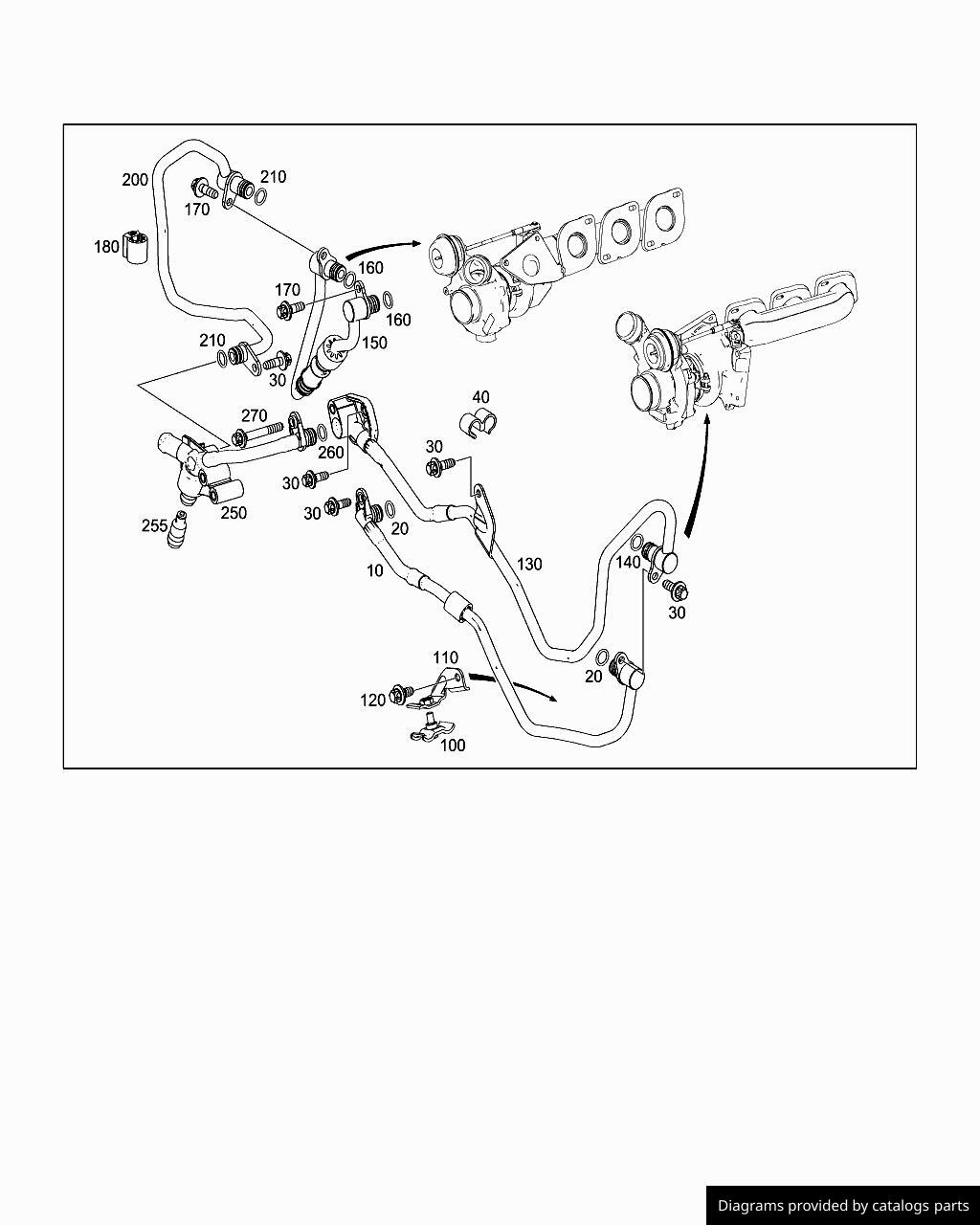 Mercedes Benz Coolant Line A Lllparts