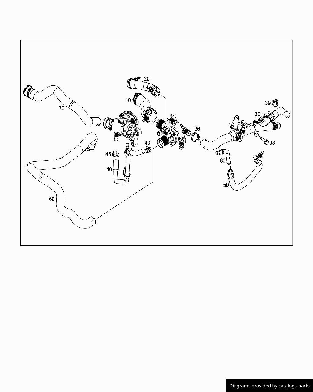 Mercedes Benz Coolant Pipe A Lllparts