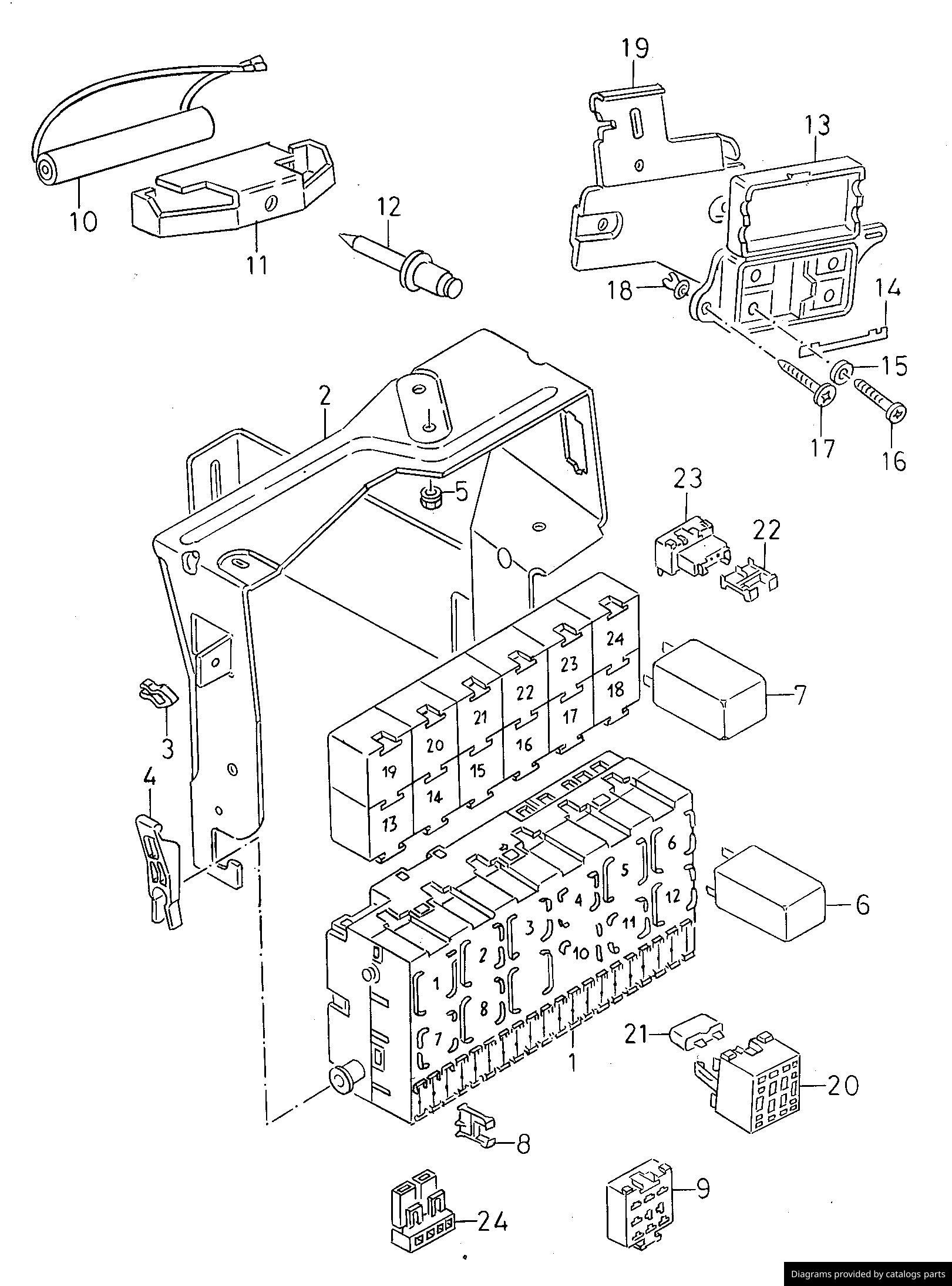 Volkswagen Audi Seat Relay 165906381 LLLParts