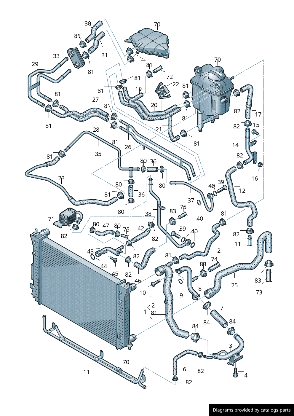 Volkswagen Coolant Pipe D Fk Lllparts